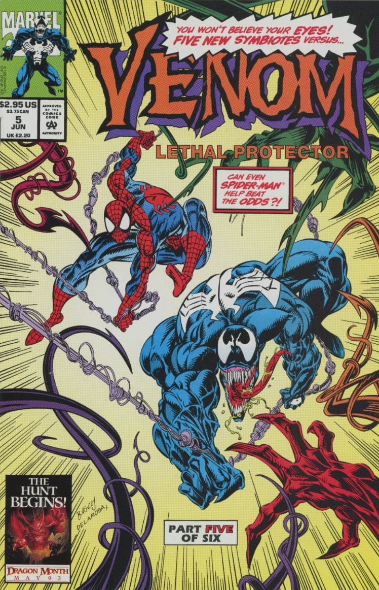 VENOM LETHAL PROTECTOR #5 1993 Venom MARVEL COMICS