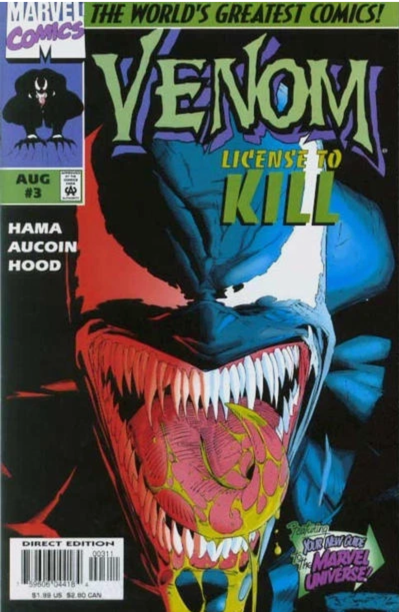 VENOM LICENSE TO KILL #3 1997 Venom MARVEL COMICS