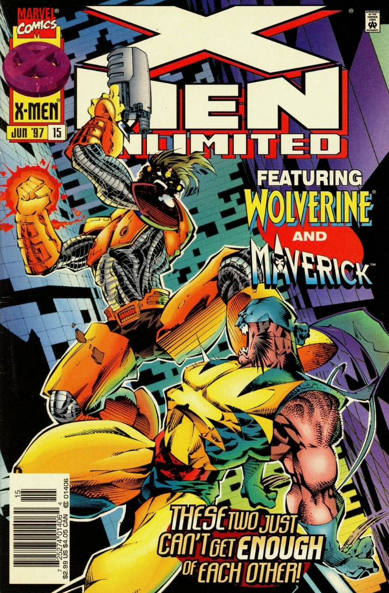 X-MEN UNLIMITED #15 1997 NEWSSTAND X-Men MARVEL COMICS