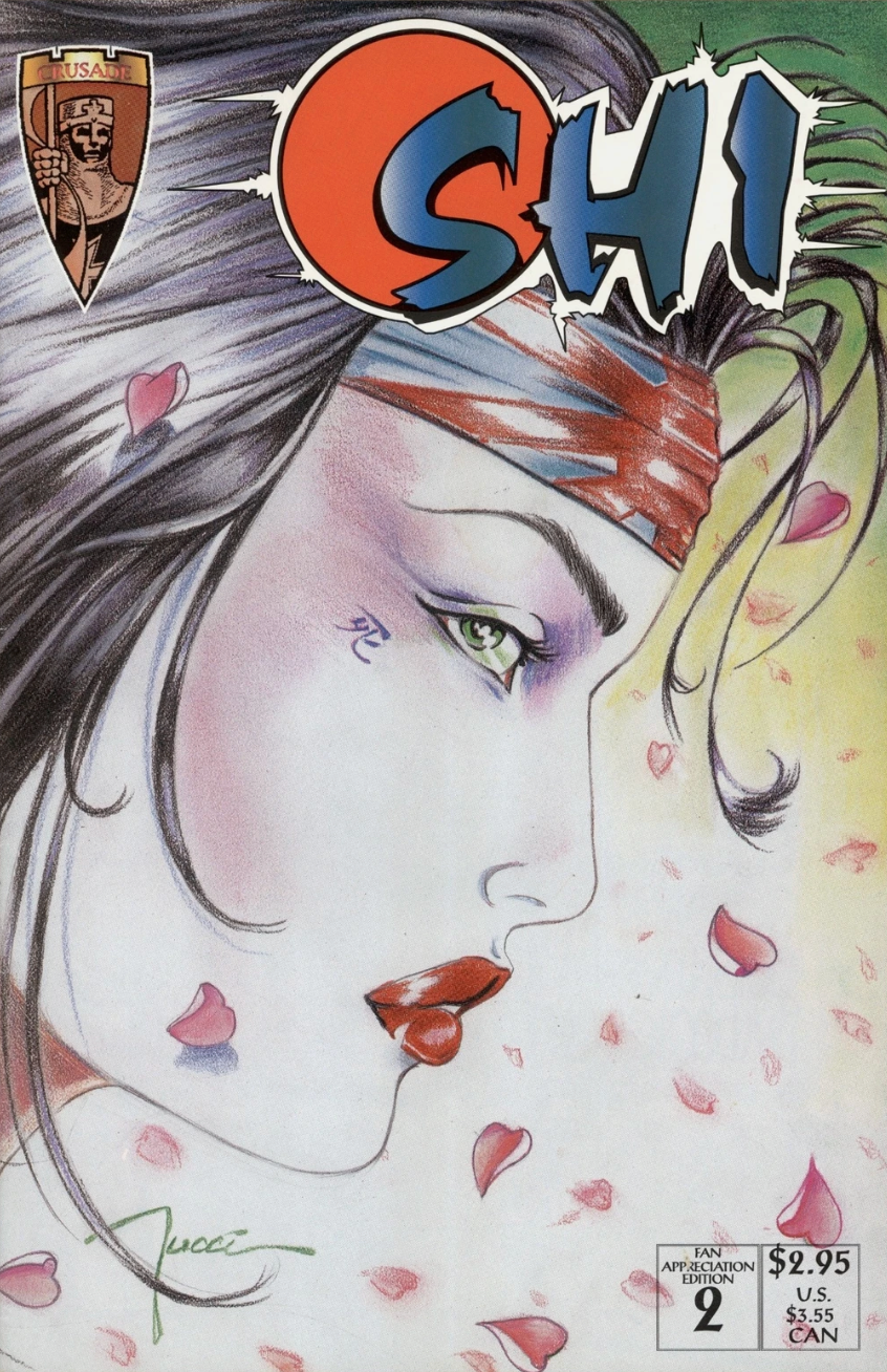 SHI #2 FAN APPRECIATION VARIANT 1994 Shi CRUSADE COMICS