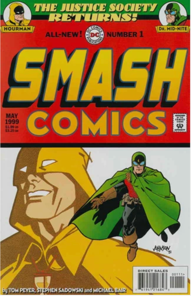 SMASH COMICS #1 JUSTICE SOCIETY RETURNS 1999 Adventure Comics DC COMICS