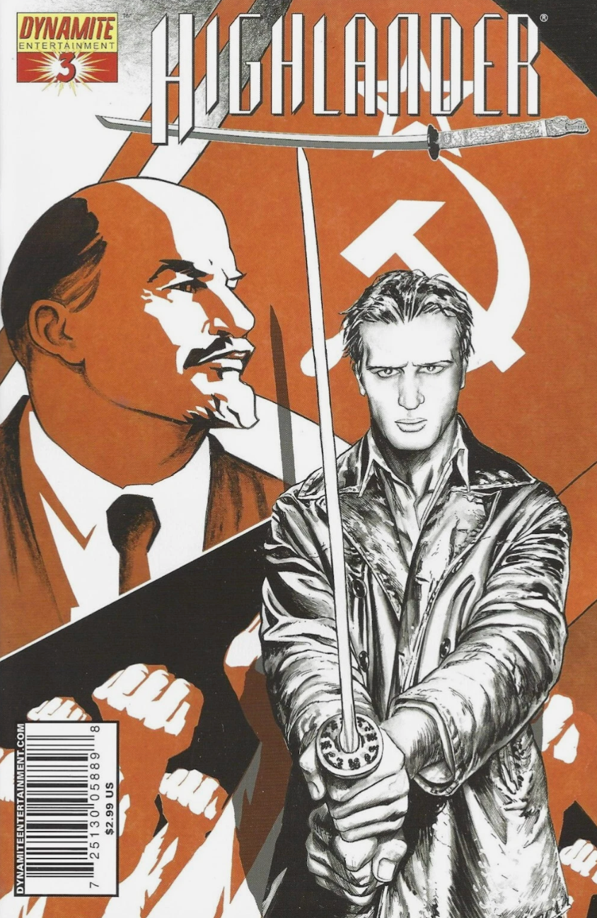 HIGHLANDER #3 SADOWSKI VARIANT 2006 Highlander DYNAMITE ENTERTAINMENT