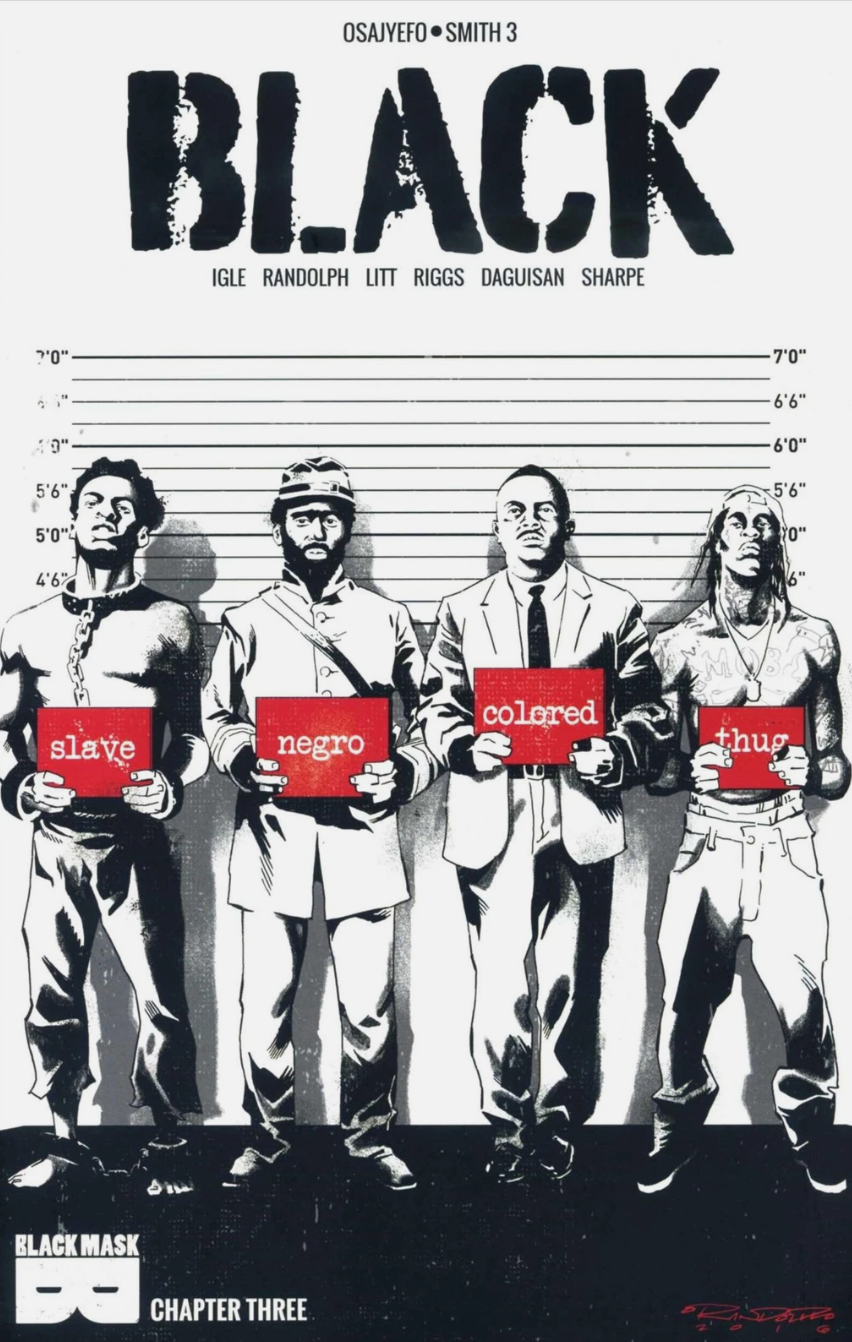 BLACK #3 CENSORED VARIANT 2016 Black BLACK MASK COMICS