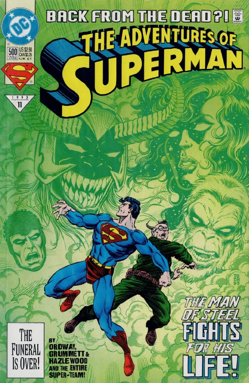 ADVENTURES OF SUPERMAN #500 1993 (1ST APP SUPERBOY STEEL WHITE RABBIT) Superman ARCHIE COMICS