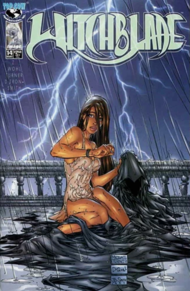 WITCHBLADE #14 1997 MICHAEL TURNER COVER Witchblade IMAGE COMICS