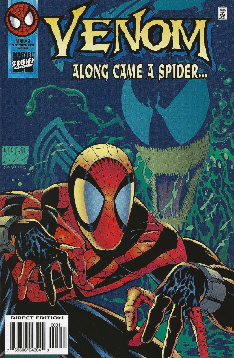 VENOM ALONG CAME A SPIDER #3 1996 Venom MARVEL COMICS