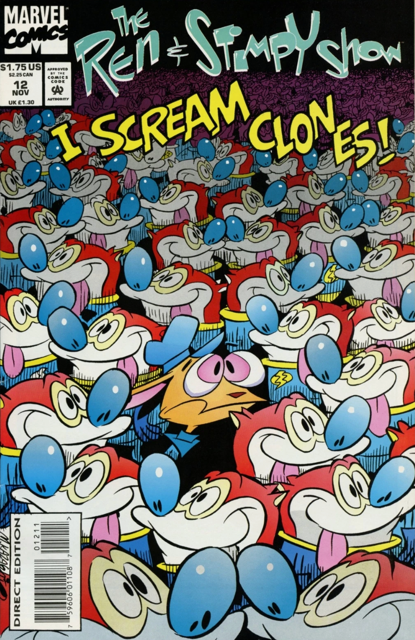 REN & STIMPY #12 1993 Ren & Stimpy MARVEL COMICS
