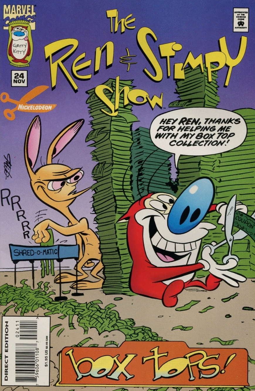 REN & STIMPY #24 1994 Ren & Stimpy MARVEL COMICS