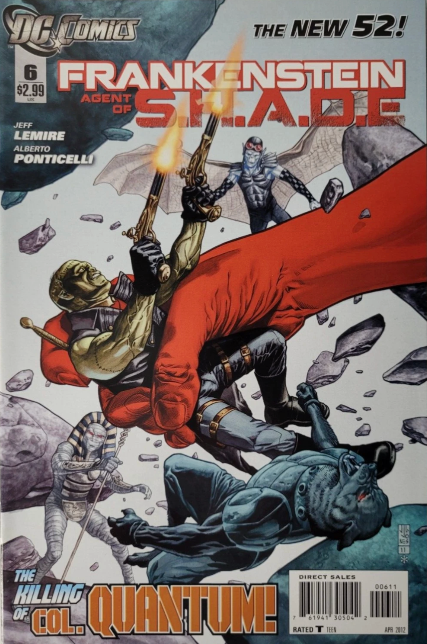 FRANKENSTEIN AGENT OF SHADE #6 2012 DC COMICS