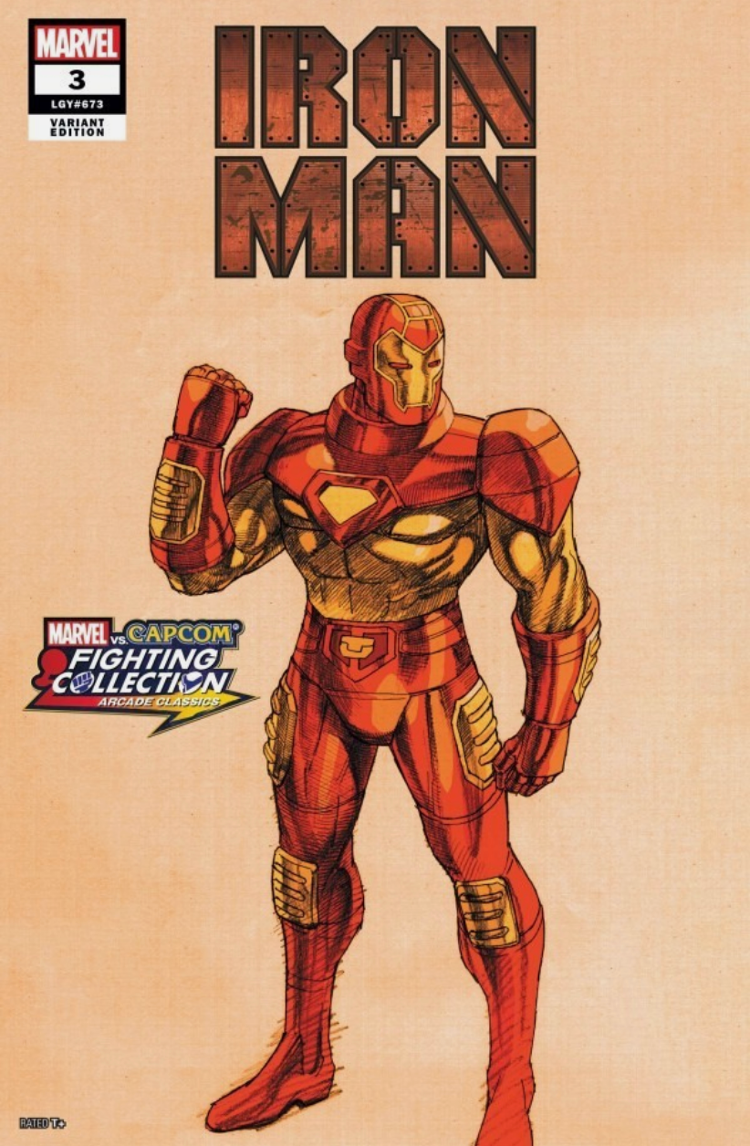 IRON MAN #3 BENGUS MARVEL VS CAPCOM VARIANT 2024 Iron Man MARVEL PRH