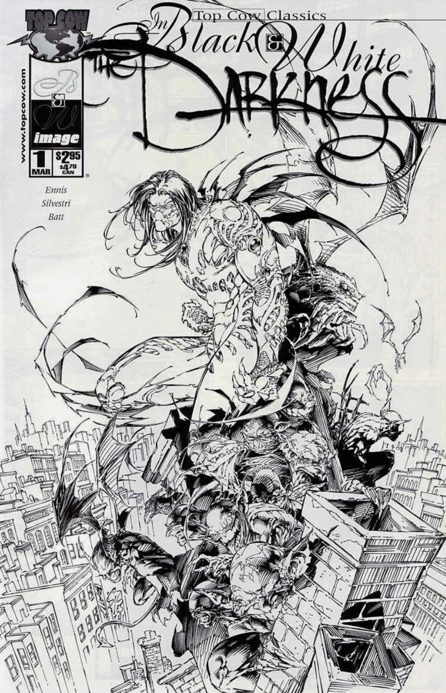 TOP COW CLASSICS IN BLACK & WHITE DARKNESS #1 2000 Darkness IMAGE COMICS