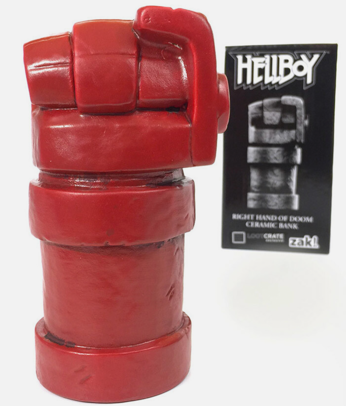 HELLBOY RIGHT HAND OF DOOM 5" CERAMIC BANK