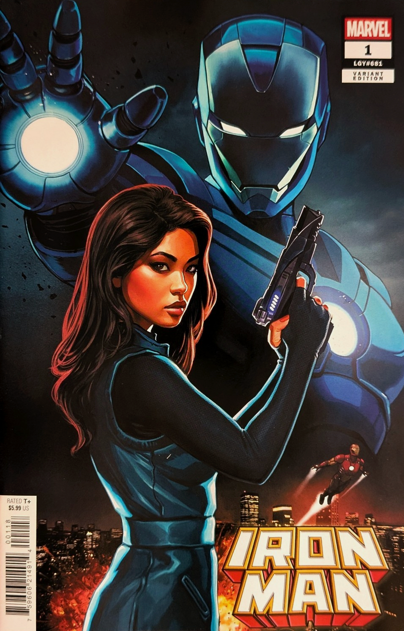 01/28/2026 IRON MAN #1 IVAN TALAVERA MELINDA MAY VARIANT MARVEL COMICS