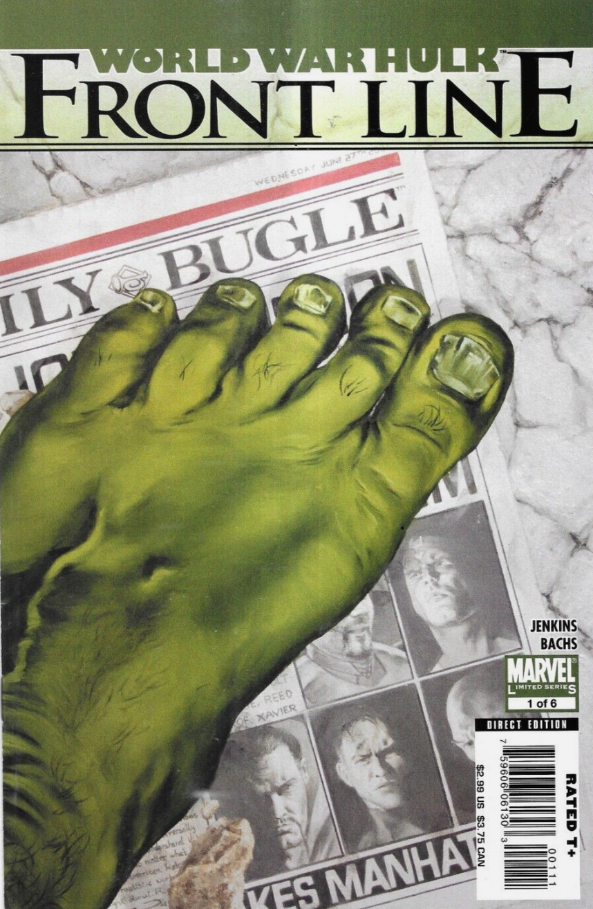 WORLD WAR HULK FRONT LINE #1 2007 HULK MARVEL COMICS