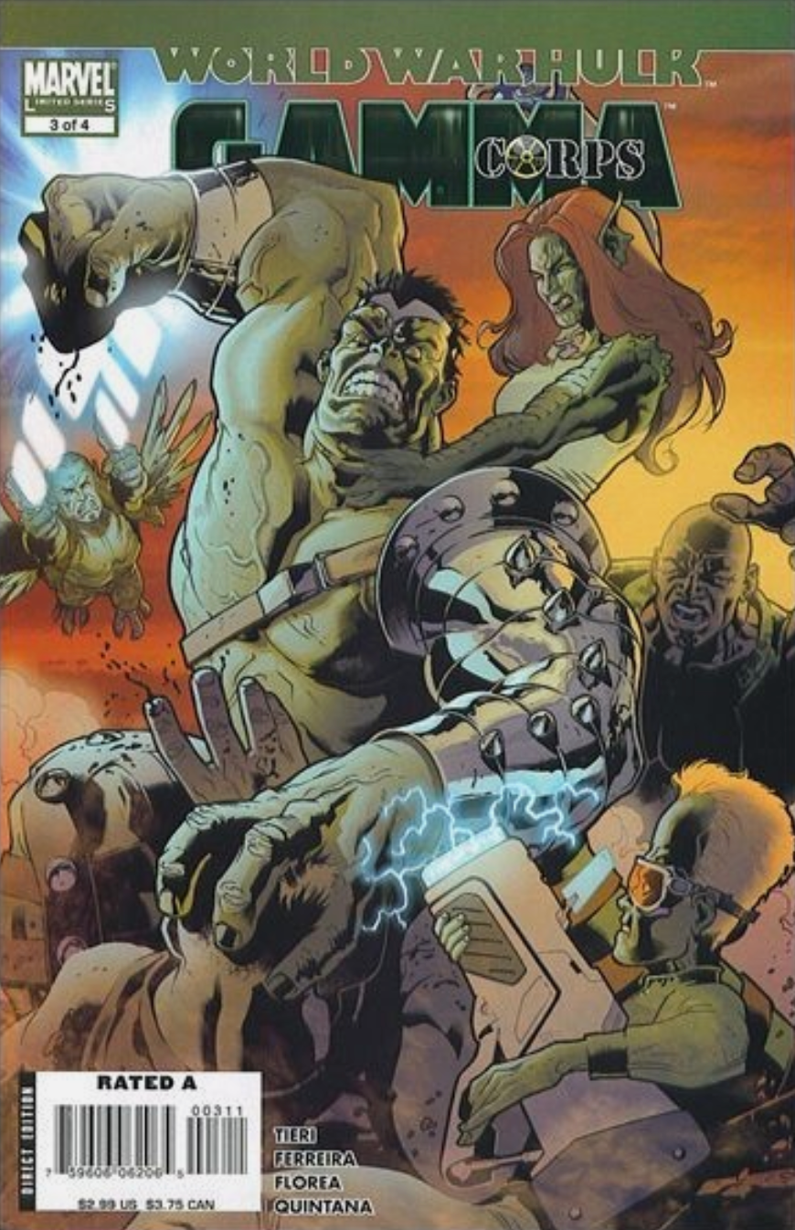 WORLD WAR HULK GAMMA CORPS #3 2007 HULK MARVEL COMICS
