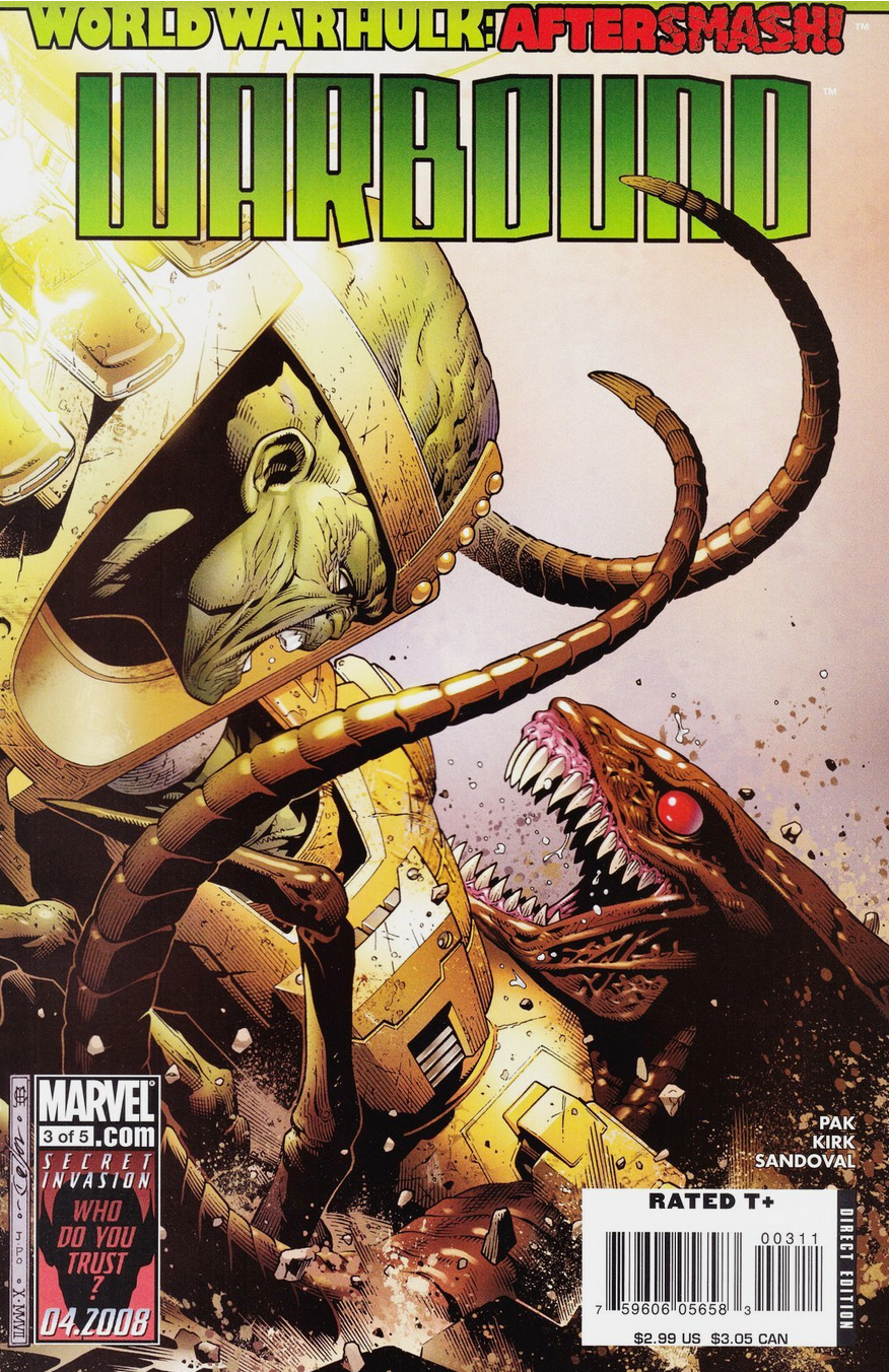 WORLD WAR HULK AFTER SMASH WARBOUND #3 2008 World War Hulk MARVEL COMICS