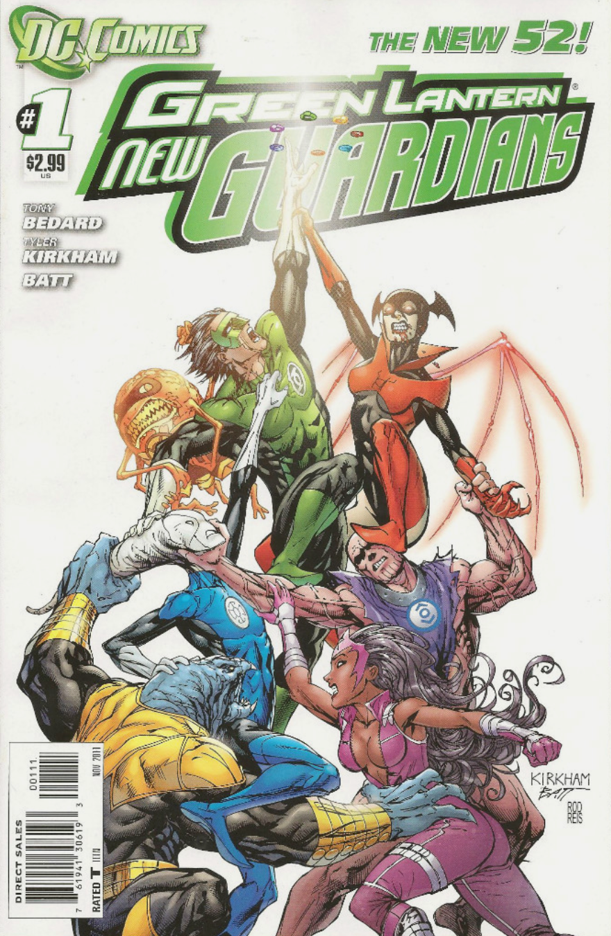GREEN LANTERN NEW GUARDIANS #1 2011 Green Lantern DC COMICS