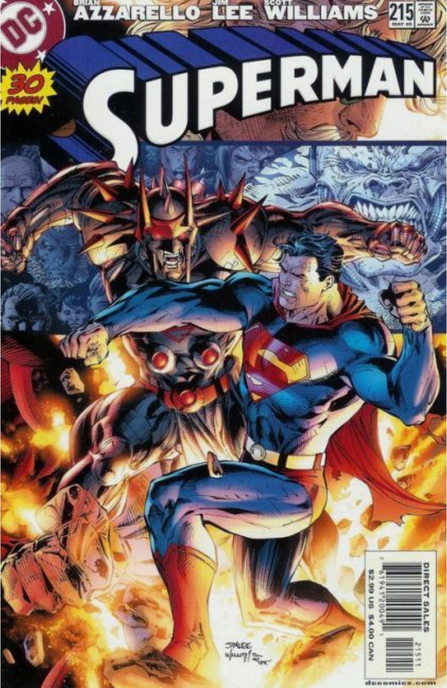 SUPERMAN #215 2005 JIM LEE Superman DC COMICS