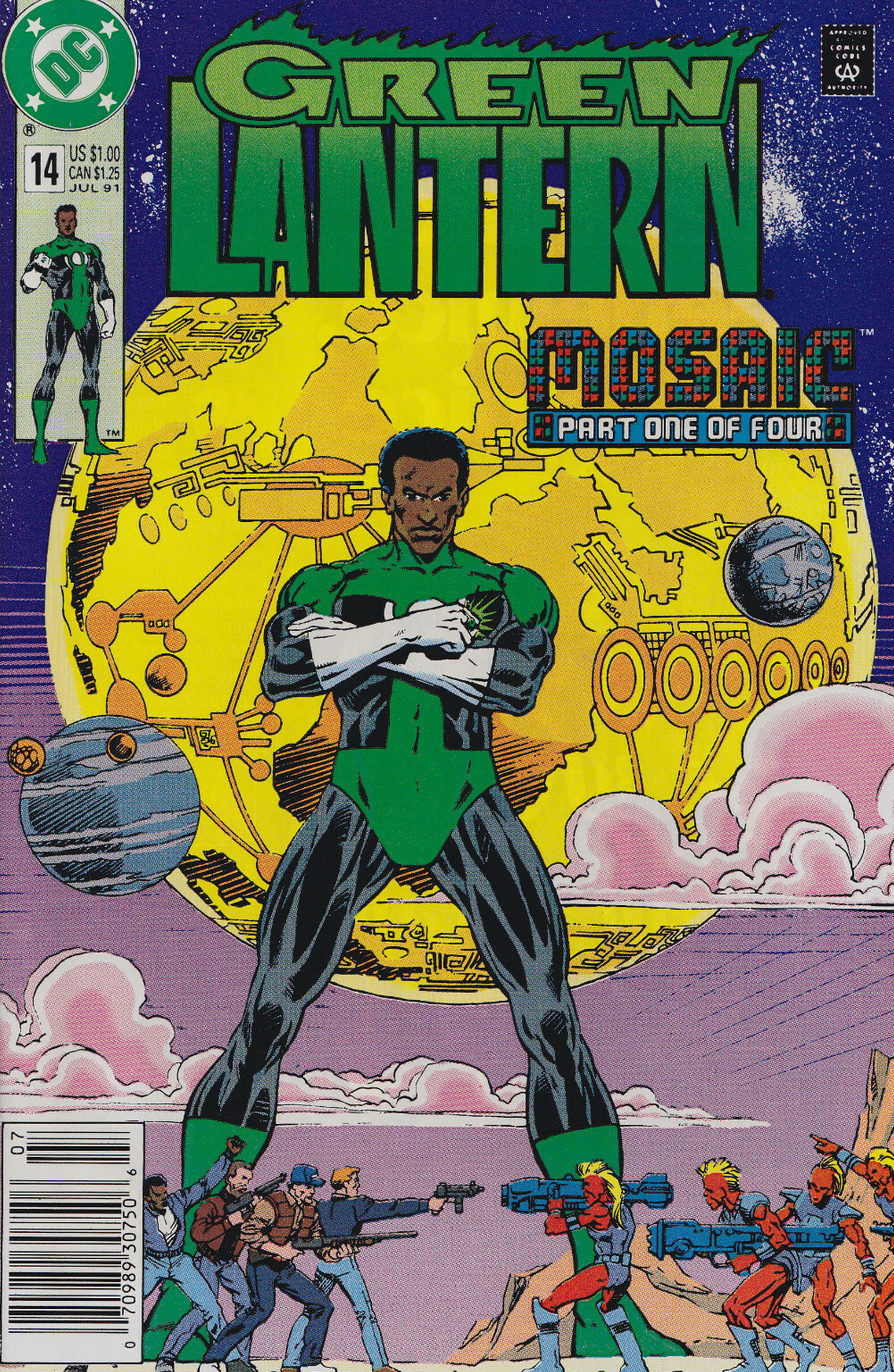 GREEN LANTERN #14 1991 NEWSSTAND Green Lantern MARVEL COMICS