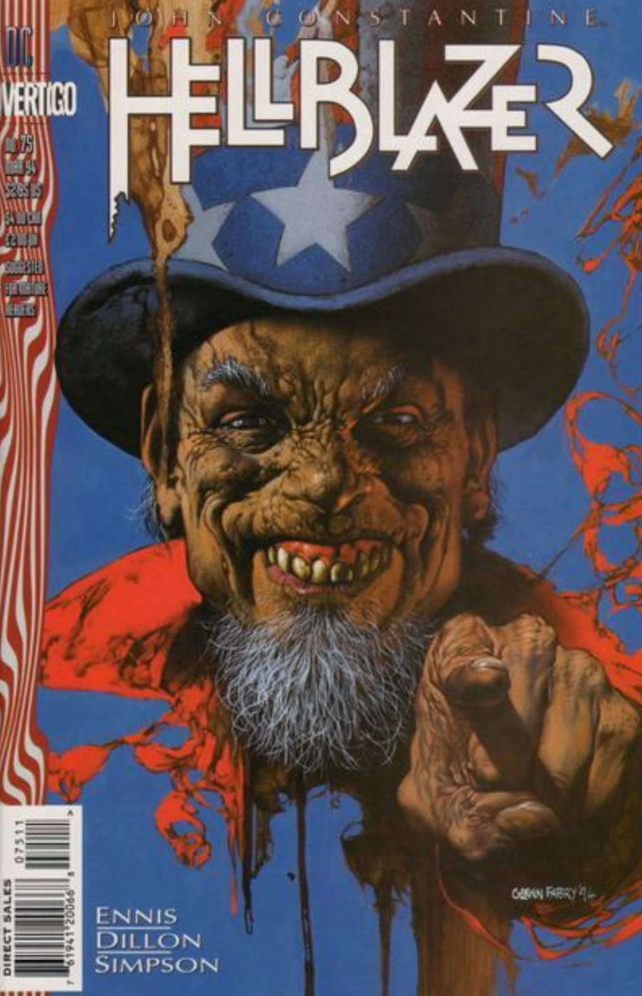 HELLBLAZER #75 1994 Hellblazer DC COMICS