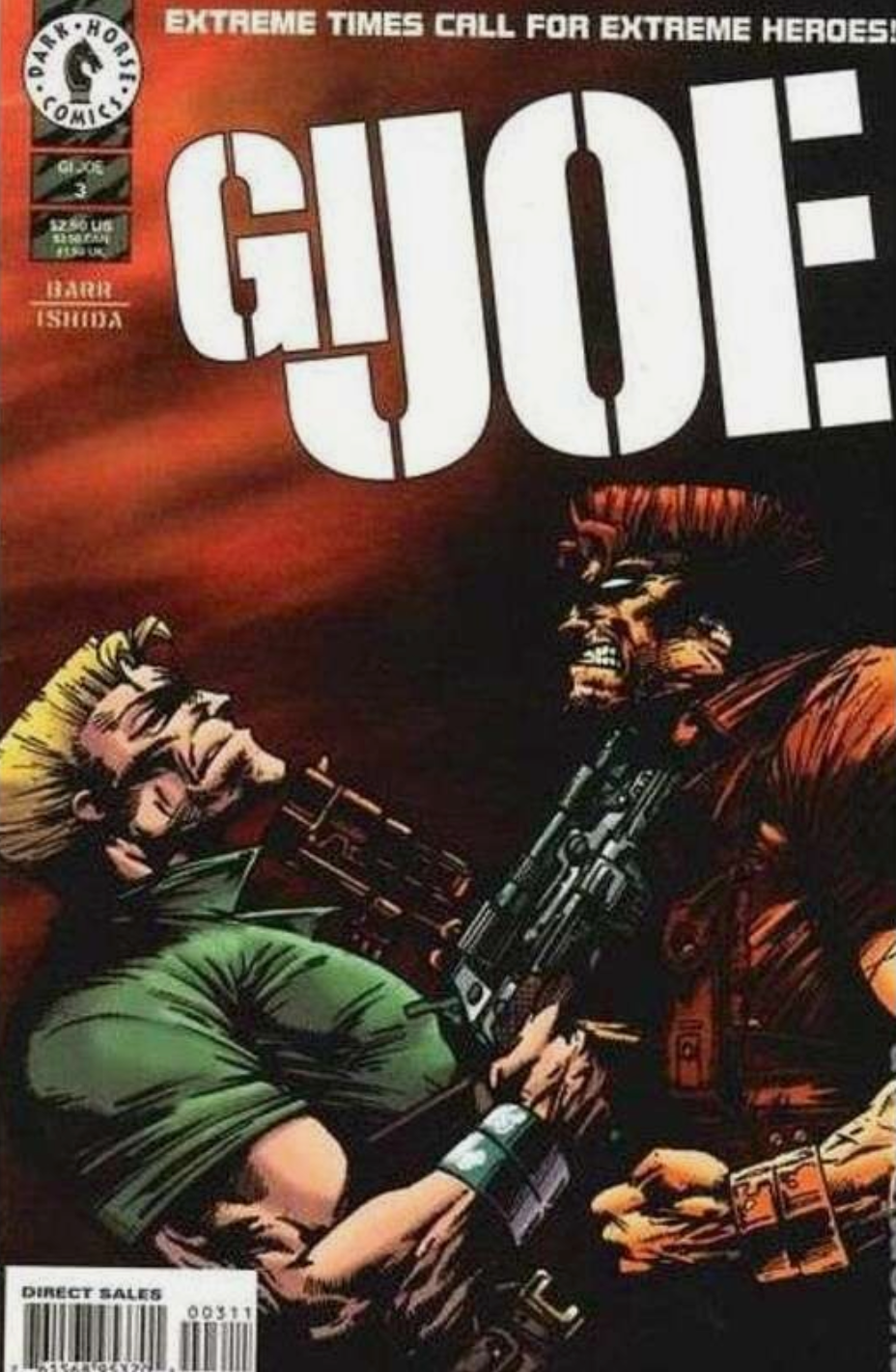 GI JOE #3 1996 GI Joe DARK HORSE