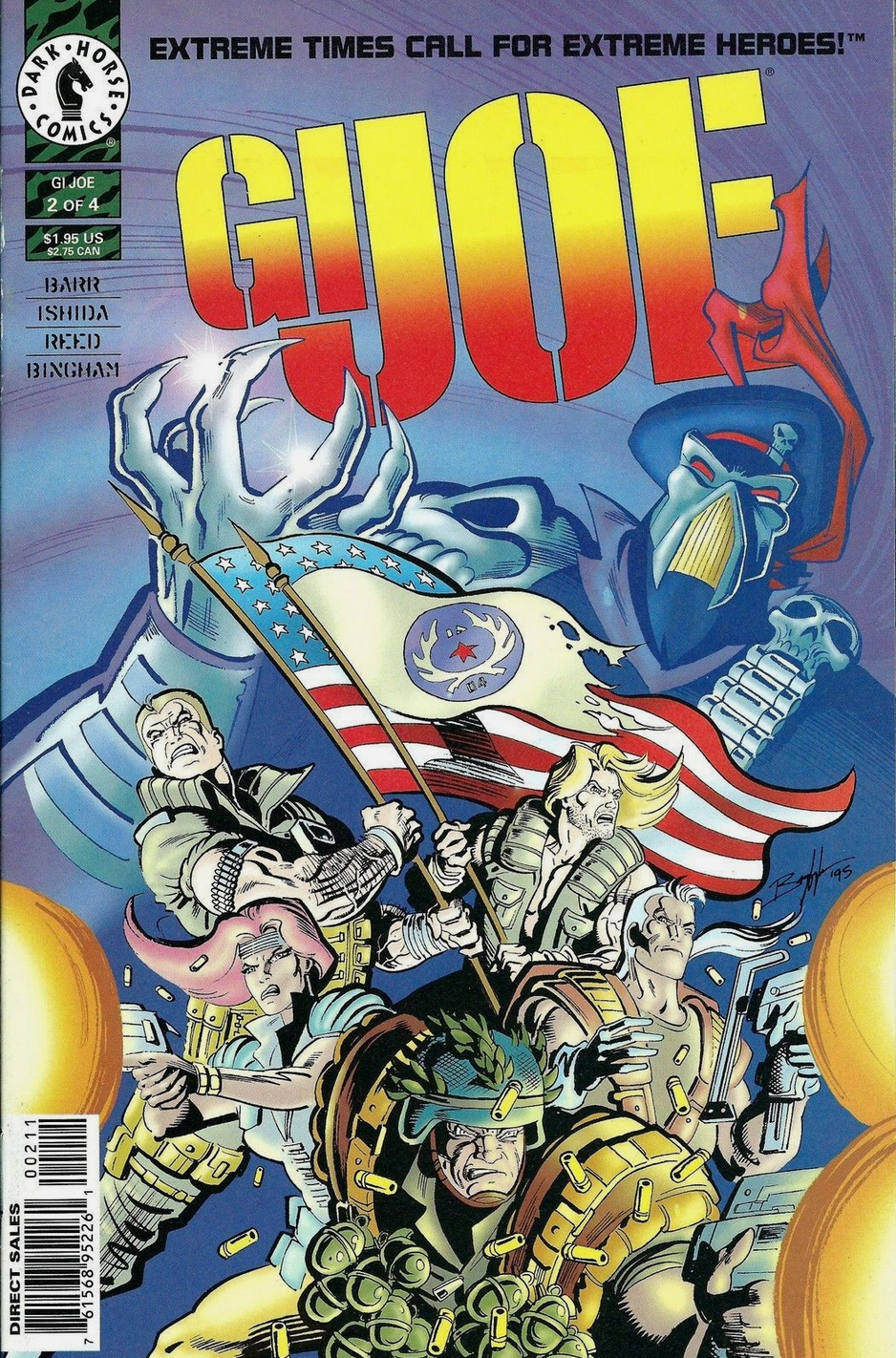 GI JOE #2 1996 GI Joe DARK HORSE