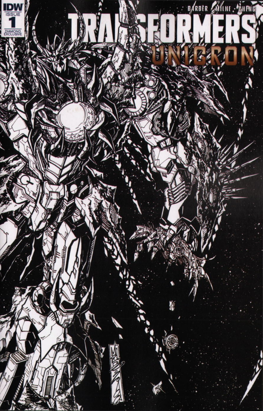 TRANSFORMERS UNICRON #1 DIAMOND SDCC EXCLUSIVE VARIANT 2018 Transformers IDW PUBLISHING