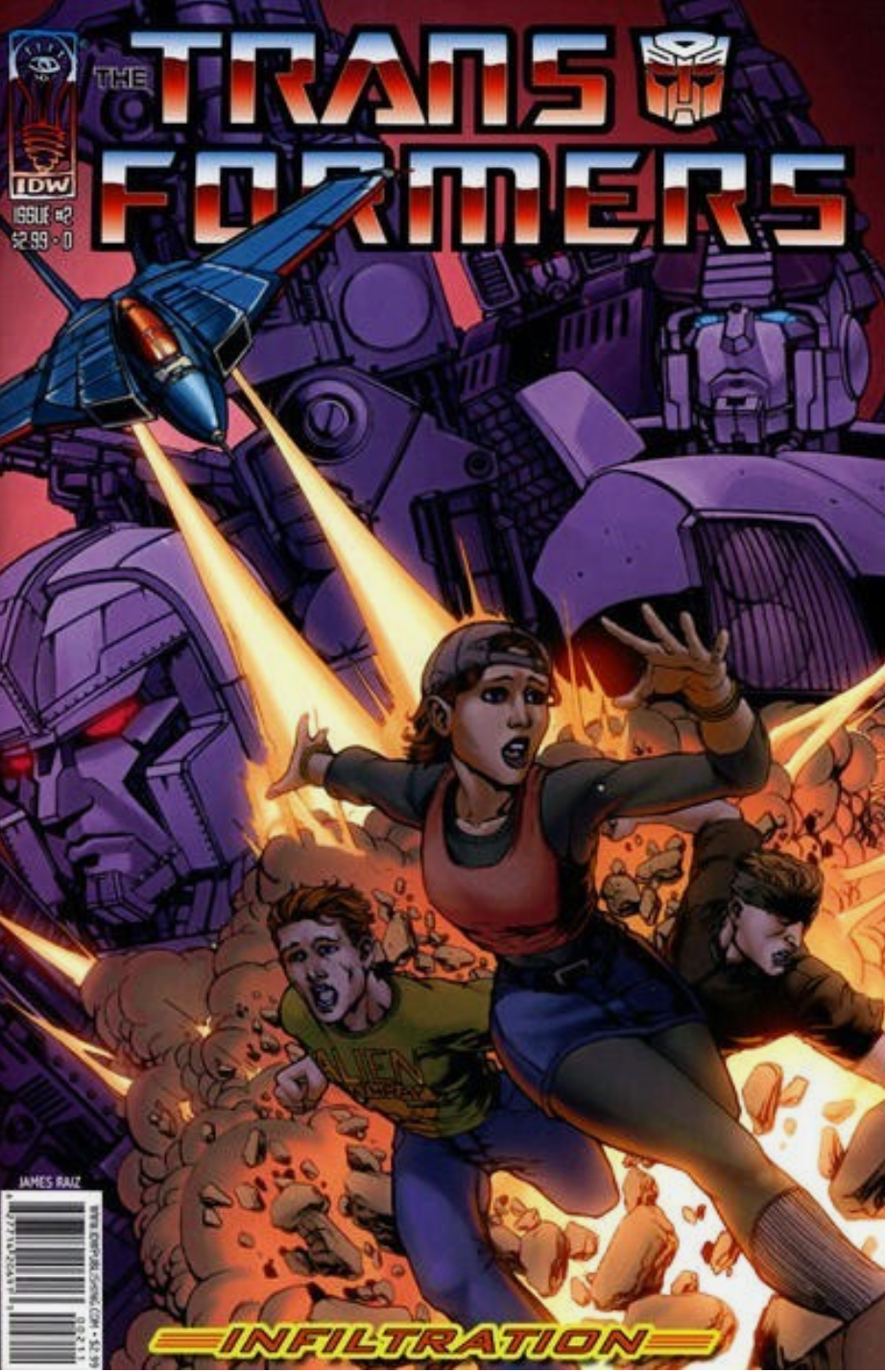 TRANSFORMERS INFILTRATION #2 COVER D 2006 Transformers IDW PUBLISHING