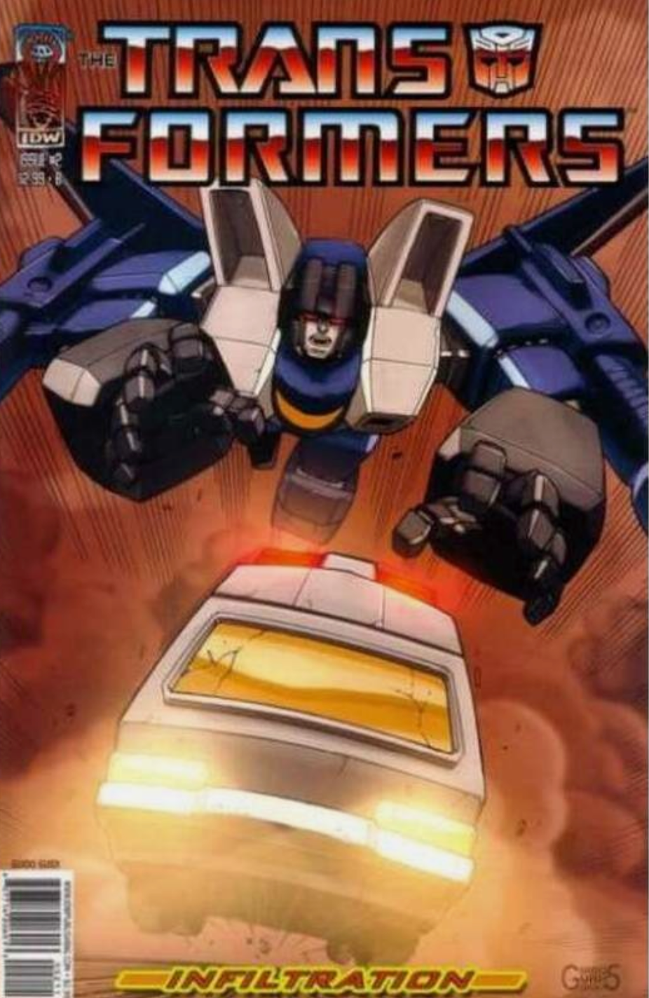 TRANSFORMERS INFILTRATION #2 COVER B 2006 Transformers IDW PUBLISHING