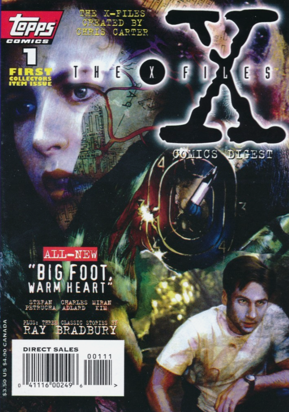 X-FILES COMICS DIGEST #1 (ASHCAN SIZE) X-Files TOPPS