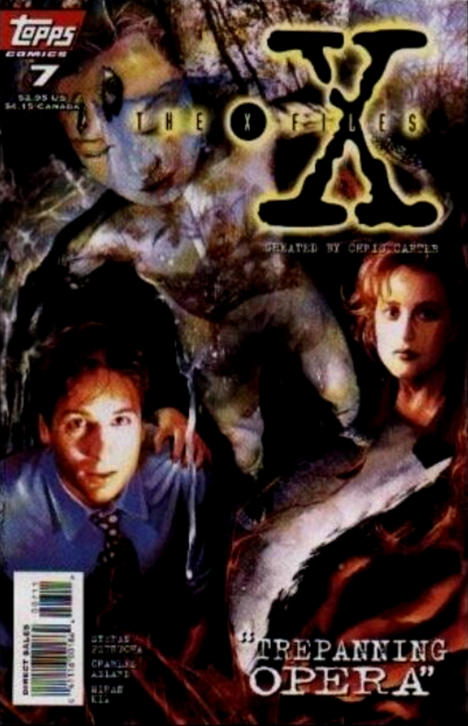 X-FILES #7 1995 X-Files TOPPS
