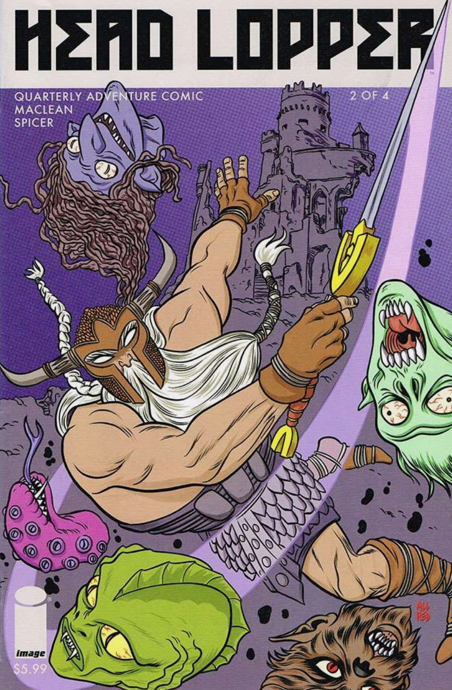 HEAD LOPPER #2 VARIANT 2015 Head Lopper IMAGE COMICS