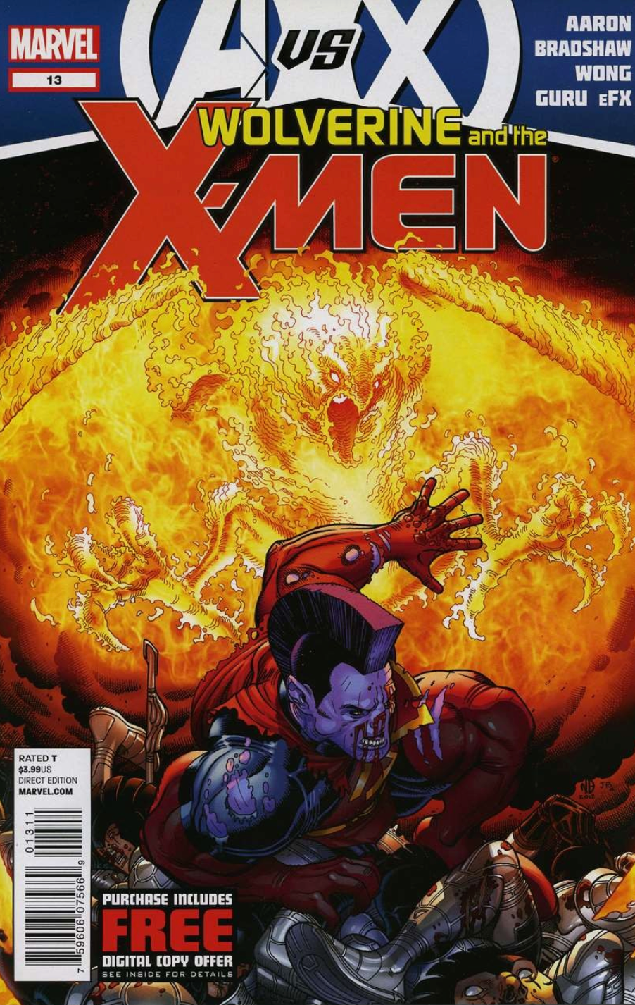 WOLVERINE X-MEN #13 AVX 2012 X-Men MARVEL COMICS