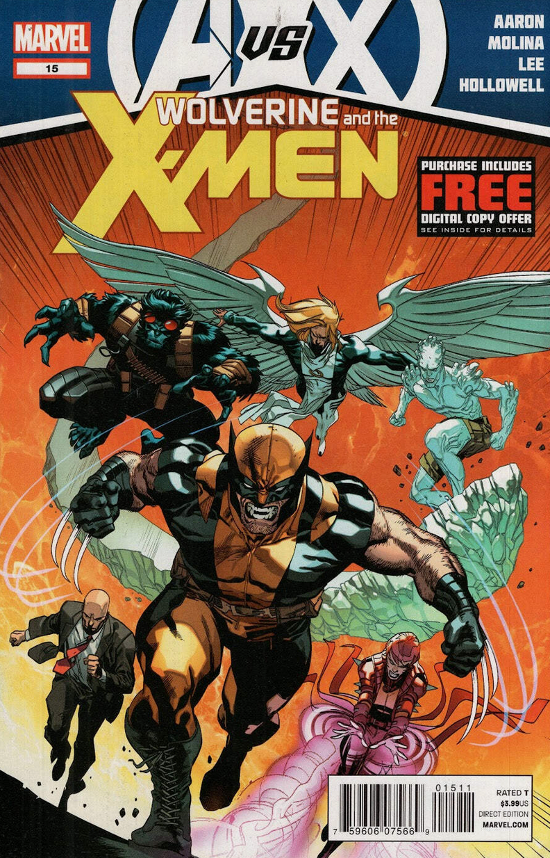 WOLVERINE X-MEN #15 AVX 2012 X-Men MARVEL COMICS