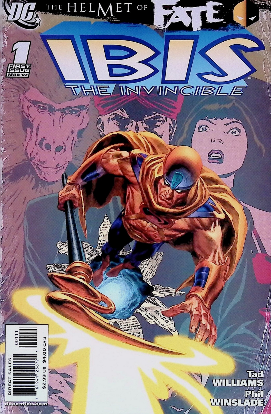 HELMET OF FATE IBIS THE INVINCIBLE #1 2007 DC COMICS