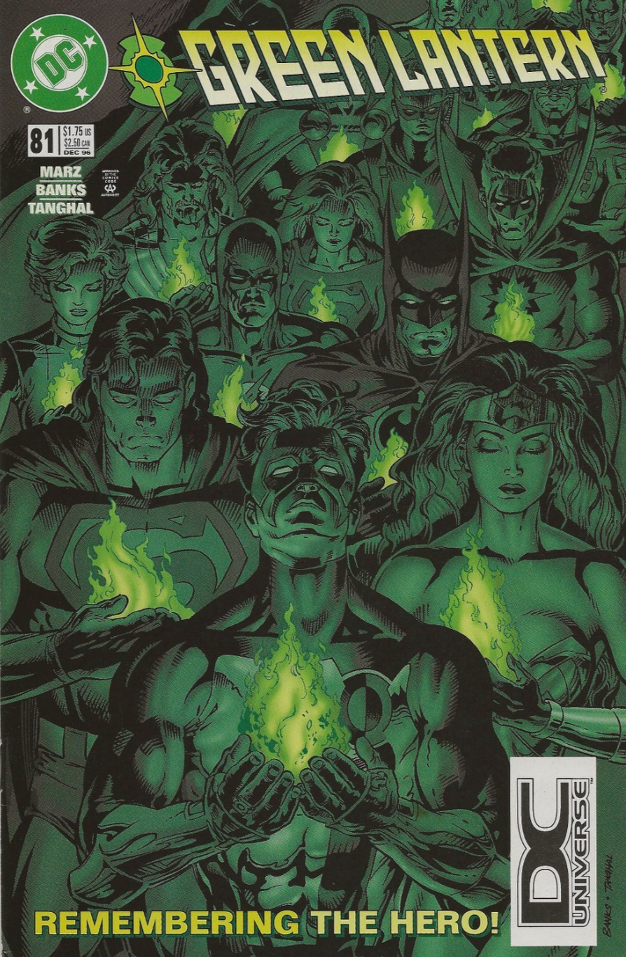 GREEN LANTERN #81 1996 Green Lantern MARVEL COMICS