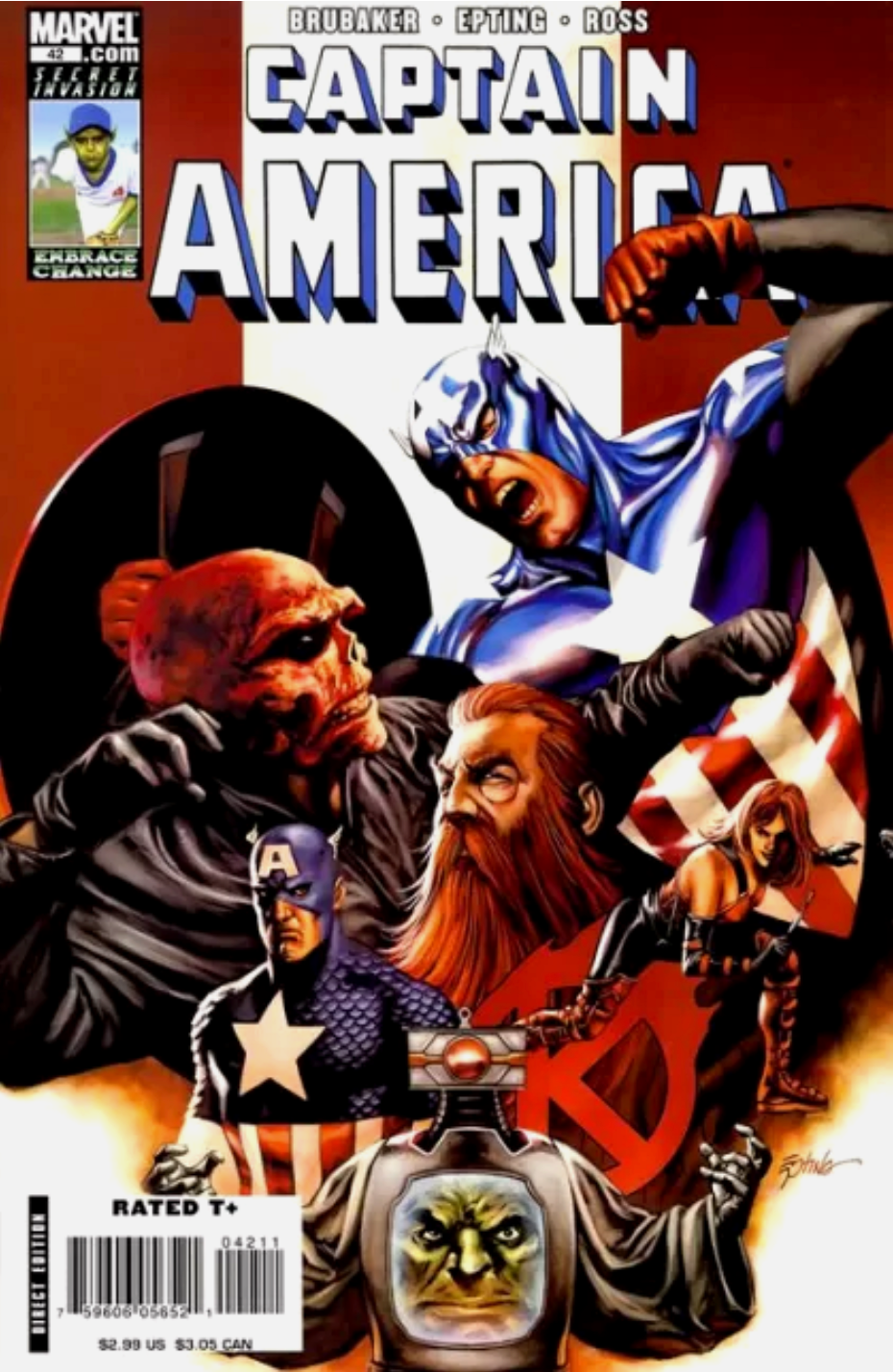 CAPTAIN AMERICA #42 2008 Captain America MARVEL COMICS
