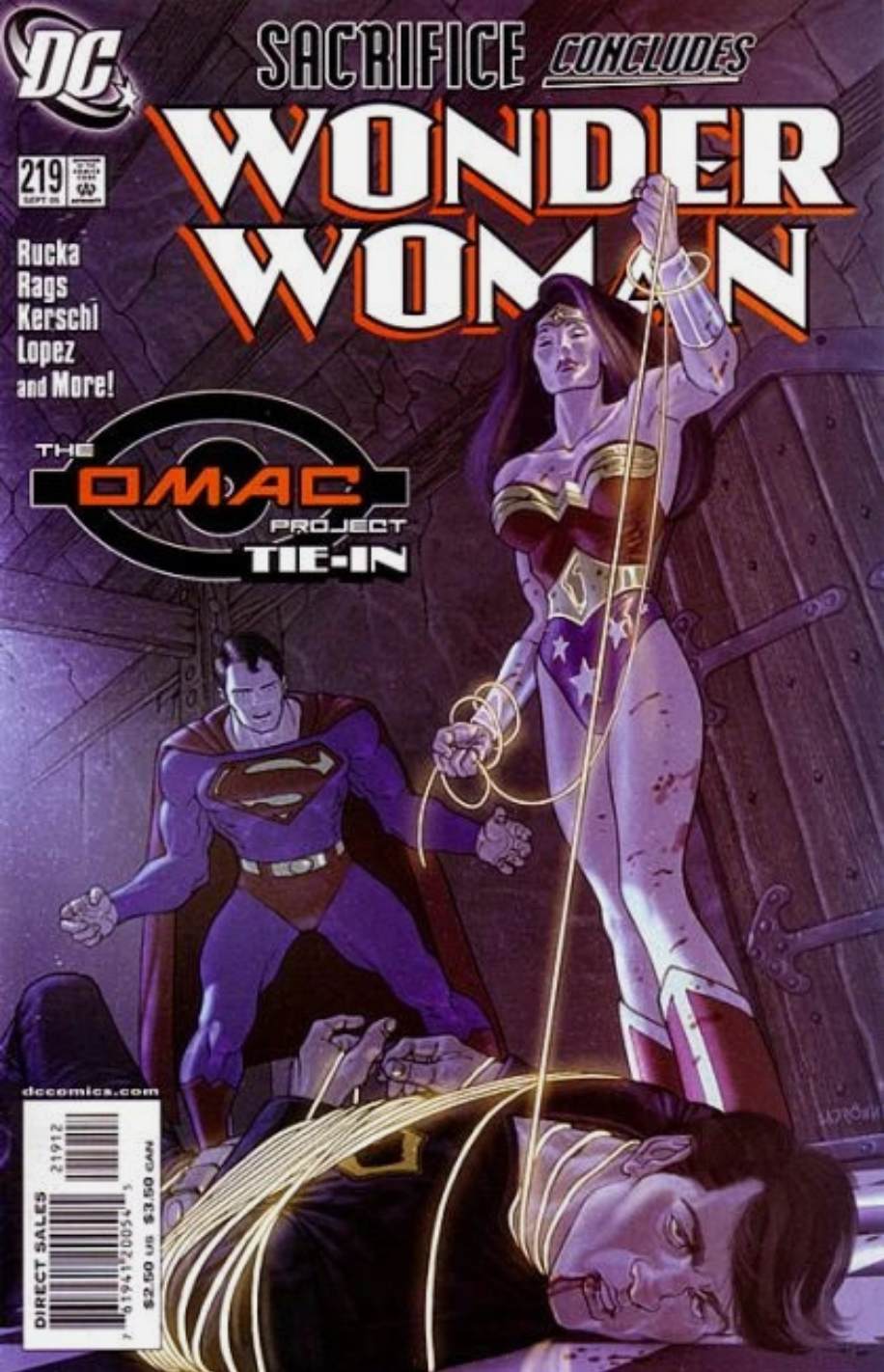 WONDER WOMAN #219 2ND PRINT VARIANT 2005 Wonder Woman DC COMICS