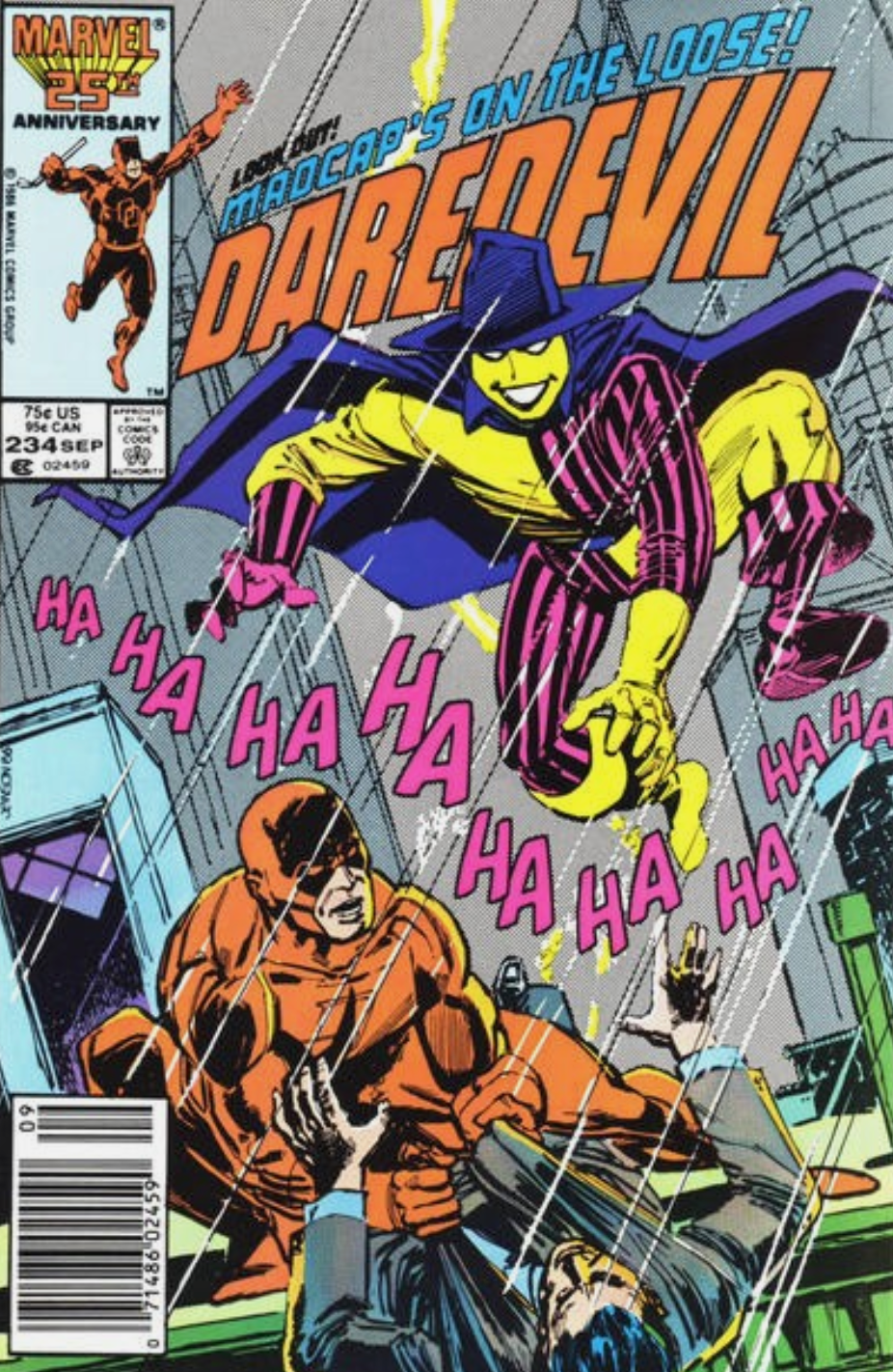 DAREDEVIL #234 1986 NEWSSTAND Daredevil MARVEL COMCS