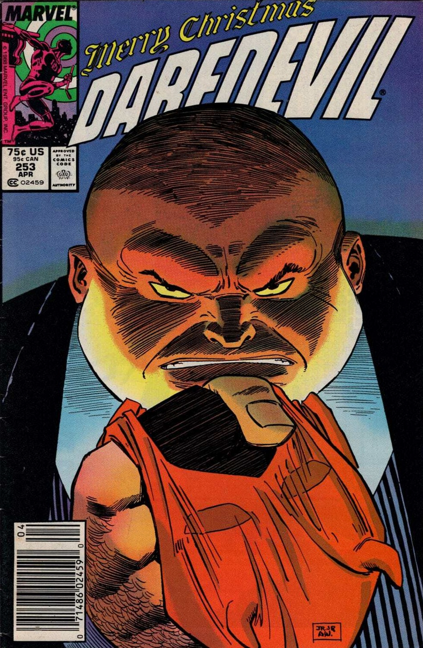 DAREDEVIL #253 KINGPIN 1988 NEWSSTAND Daredevil MARVEL COMCS