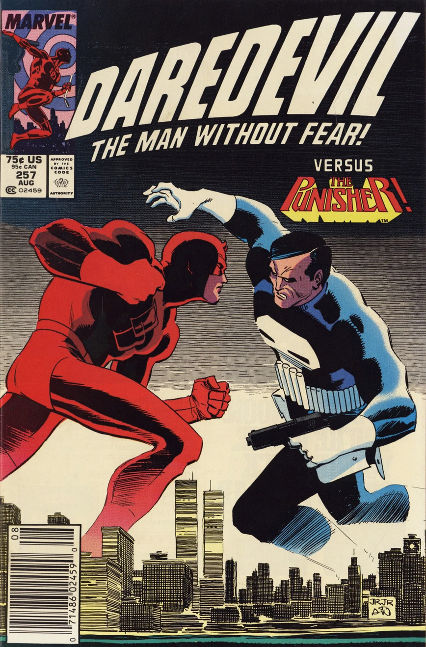 DAREDEVIL #257 PUNISHER 1988 NEWSSTAND Daredevil MARVEL COMCS
