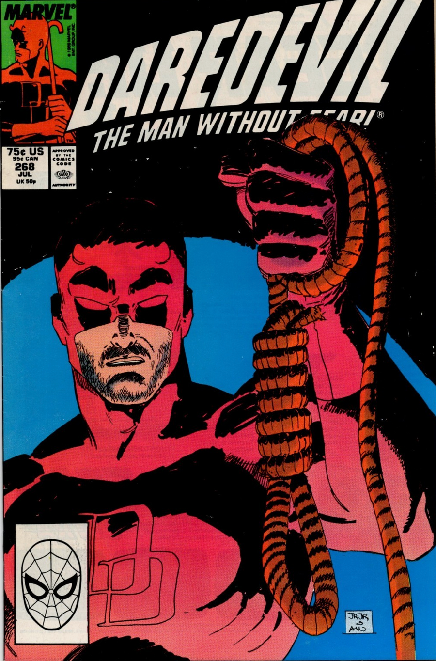 DAREDEVIL #268 1989 Daredevil MARVEL COMCS