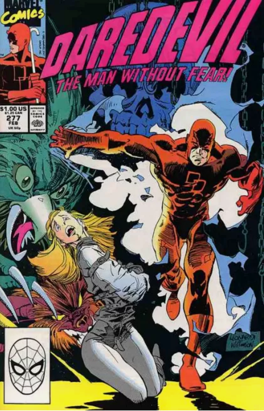 DAREDEVIL #277 1989 Daredevil MARVEL COMCS