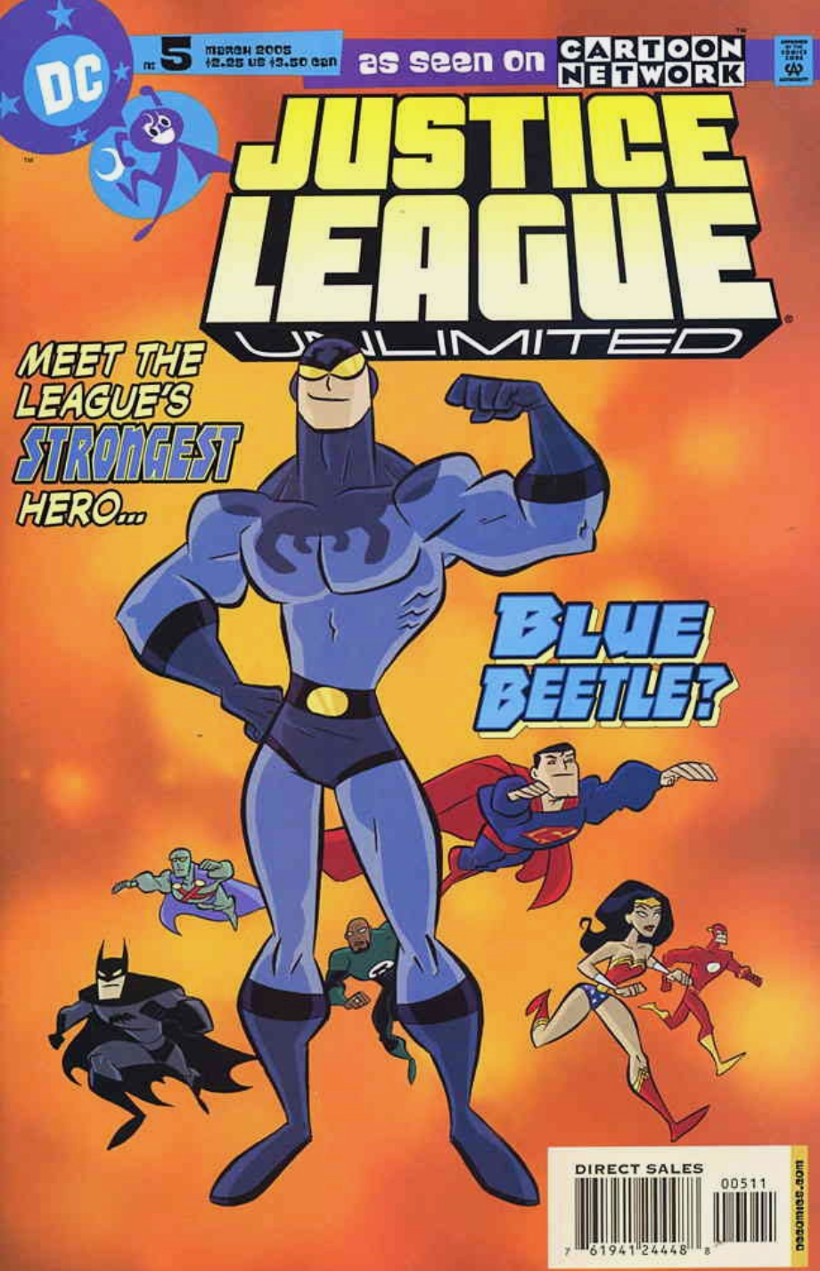 JUSTICE LEAGUE UNLIMITED #5 2005 Justice League of America DC COMCS