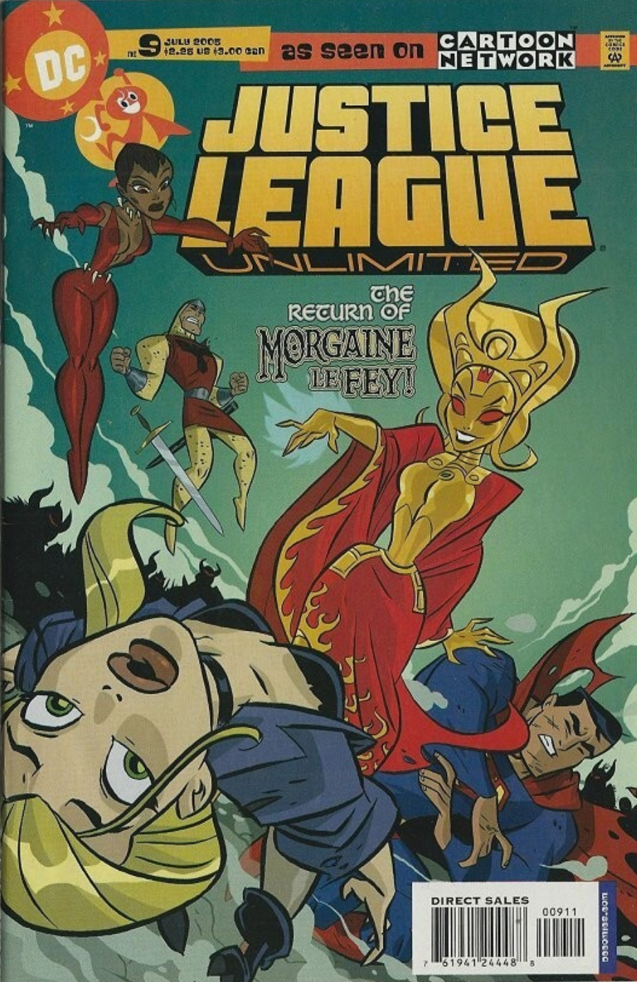 JUSTICE LEAGUE UNLIMITED #9 2005 Justice League of America DC COMCS