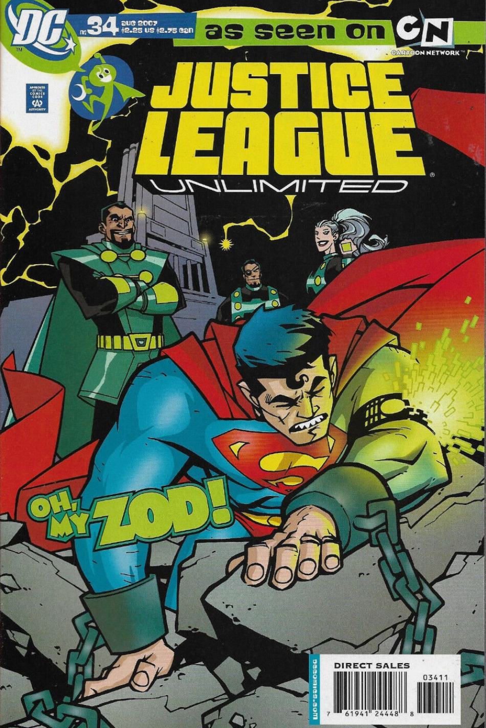 JUSTICE LEAGUE UNLIMITED #34 2007 Justice League of America DC COMCS