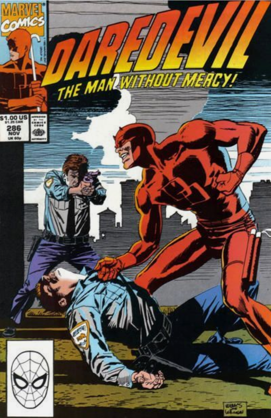 DAREDEVIL #286 1990 Daredevil MARVEL COMCS