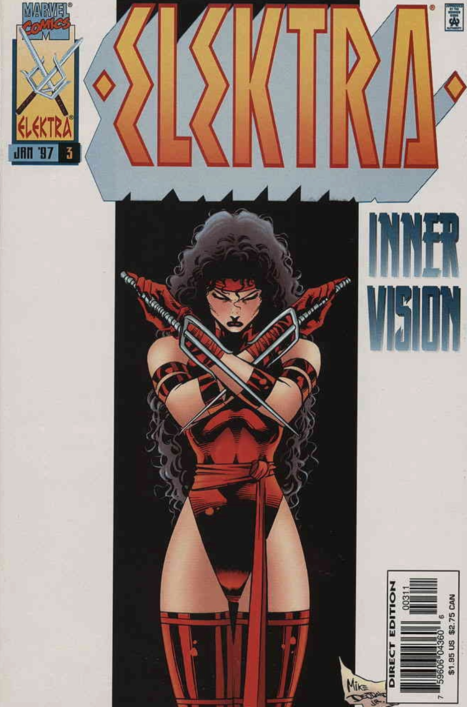 ELEKTRA #3 1997 Elektra MARVEL COMCS