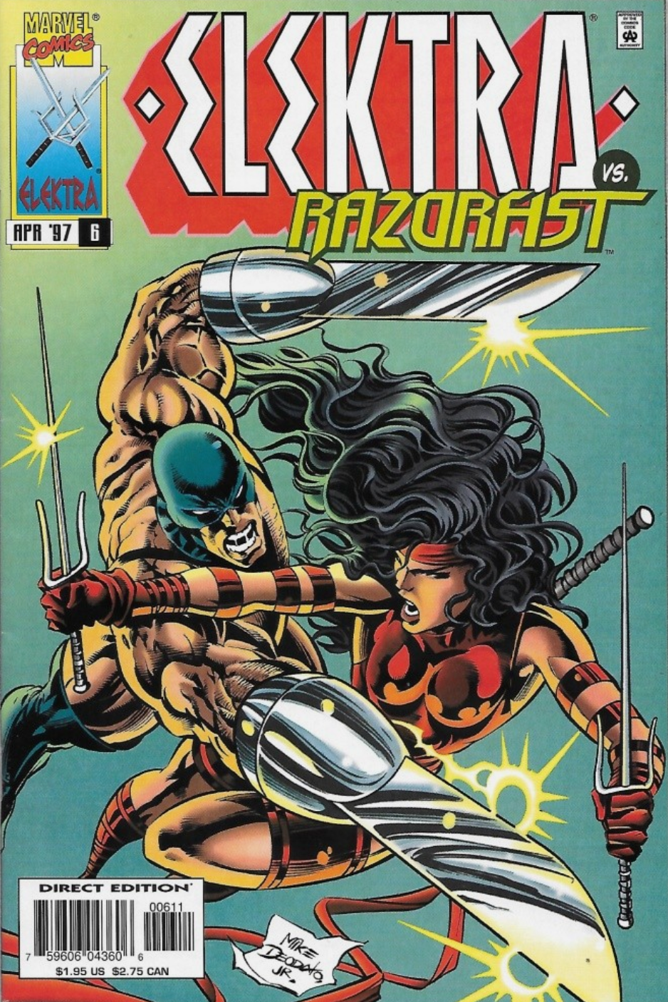 ELEKTRA #6 1997 Elektra MARVEL COMCS