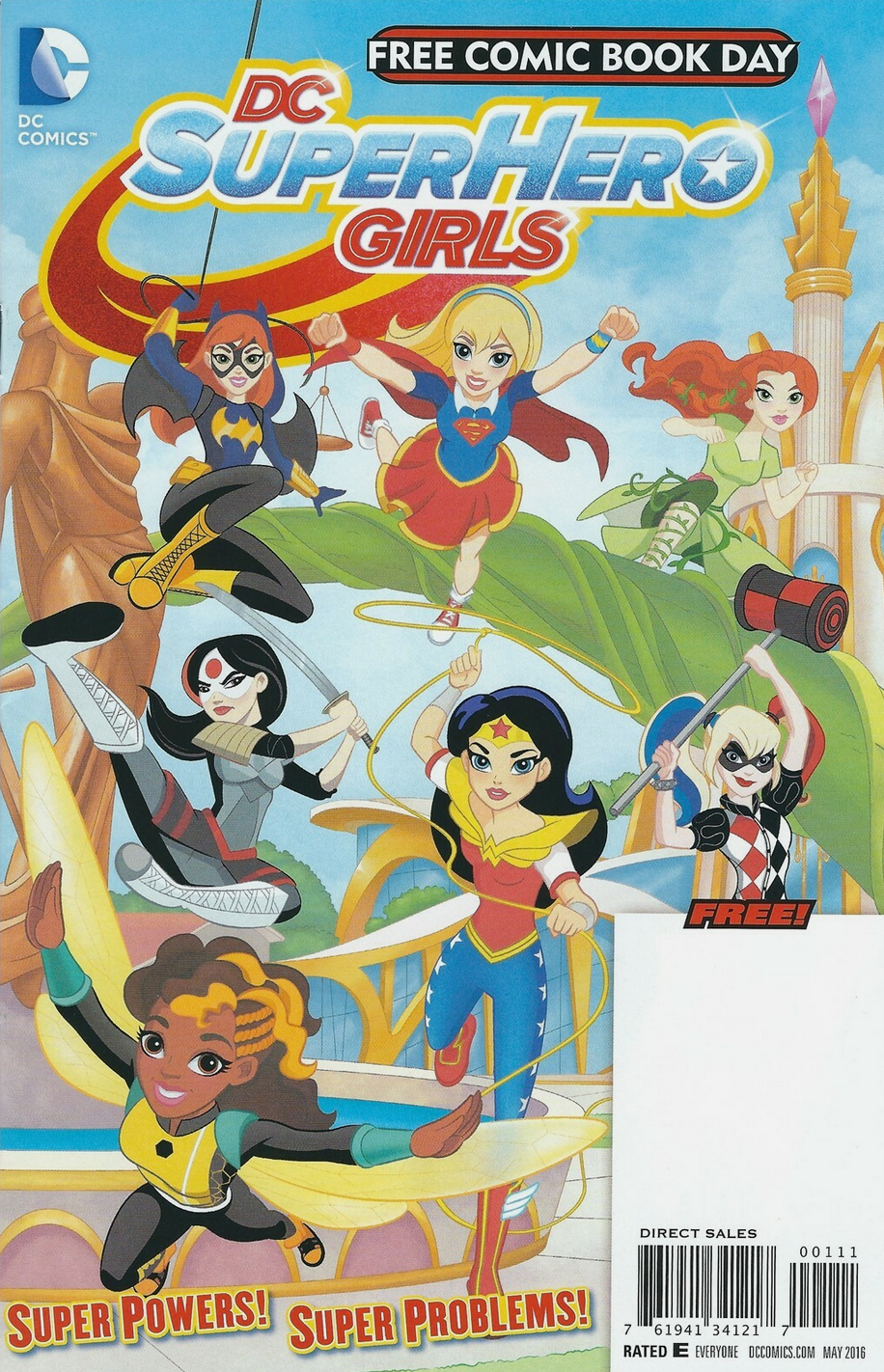 DC SUPER HERO GIRLS FCBD UNSTAMPED 2016 DC COMICS
